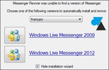 installer Windows Live Messenger 2009 2011 2012 MSN