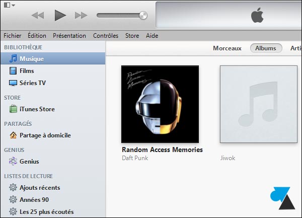 Apple iTunes Daft Punk Random Access Memories