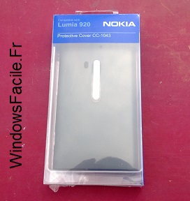 coque noire emballage cc-1043 Lumia 920
