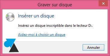 graver sur disque CD DVD outil gratuit