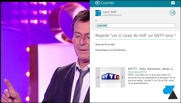 application replay TV TF1 direct HD
