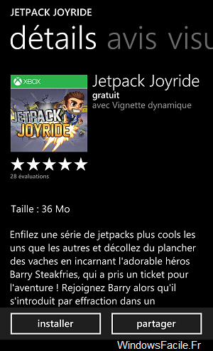 Jetpack Joyride WP Details