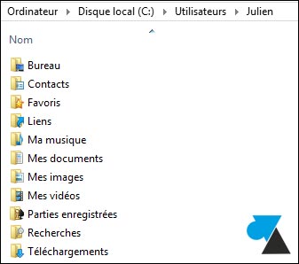 deplacer mes documents disque partition