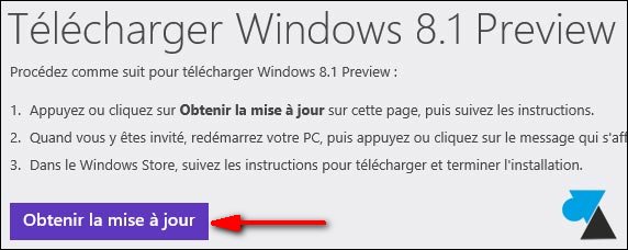 Windows 8.1 Preview telecharger gratuit