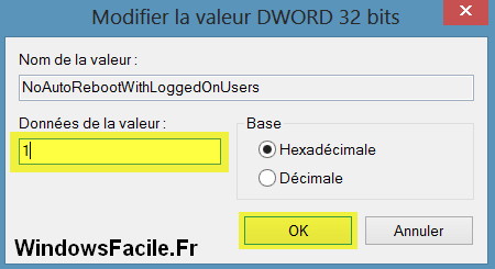 noautorebootwithloggedonusers à 1