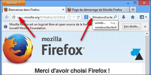 installation Firefox navigateur internet