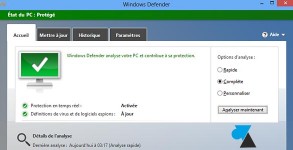 Windows Defender antivirus tutoriel