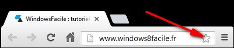 navigateur internet Google Chrome ajouter favori