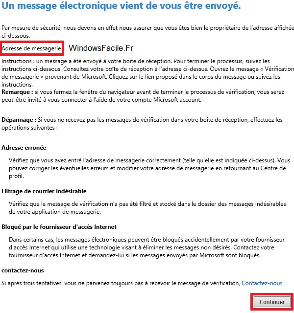 Verification email vs2012 licence