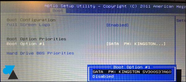 netbook Asus SSD Bios