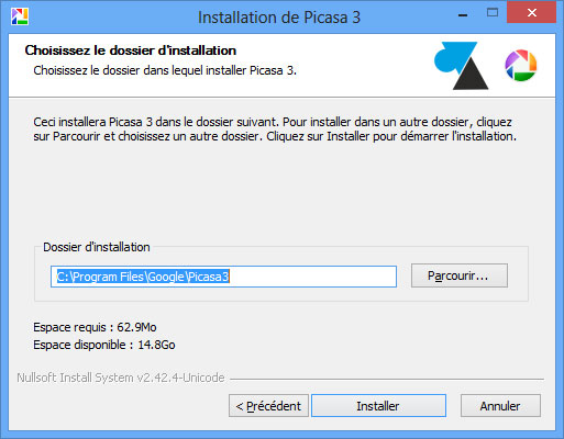 tutoriel Picasa installation logiciel Google