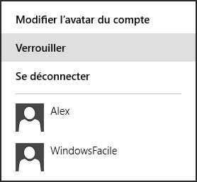 verrouiller session utilisateur Windows