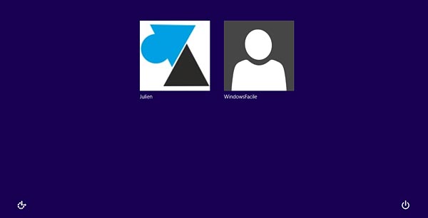 Windows 8 comptes