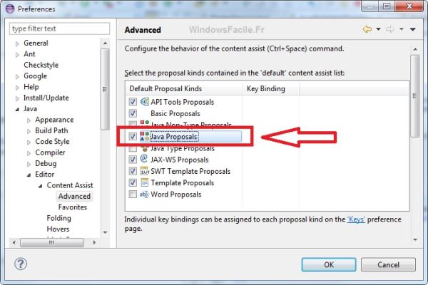 Eclipse Java content assist advanced