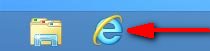 icone Internet Explorer bureau Windows 8