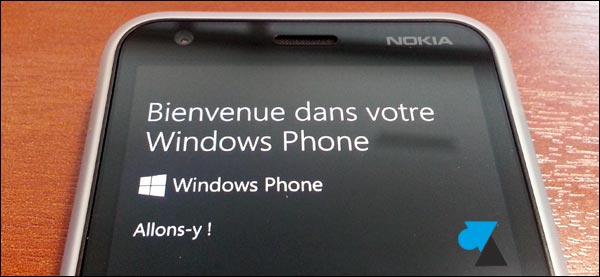 Nokia Lumia 620 demarrage ecran