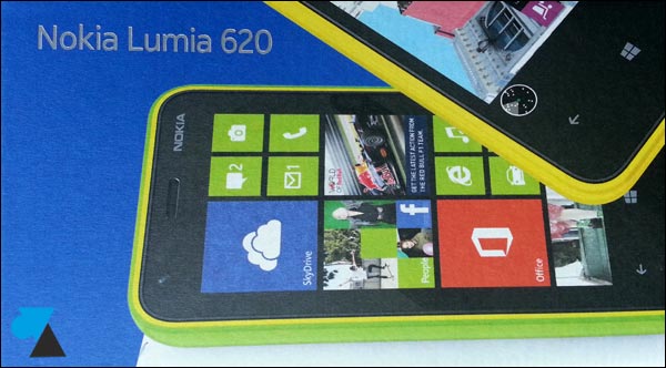 Nokia Lumia 620 boite photo blanc