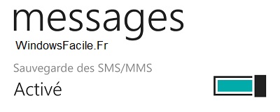 WP sauvegarde sms active