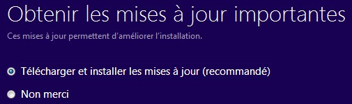 MAJ update Windows 81 depuis w7