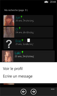 App Rencontre recherche