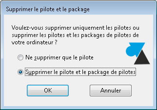 desinstaller pilote driver imprimante Windows