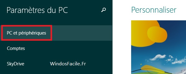 Windows 8.1 PC Periphériques