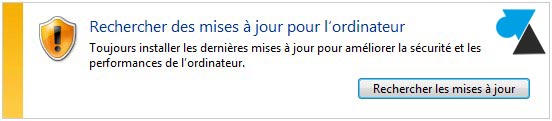 rechercher Windows Update