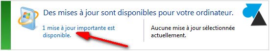 Windows Update mise a jour importante