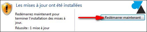 Windows Update redemarrer PC reboot