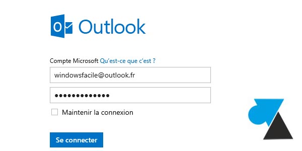 Changer le mot de passe d’un compte mail Outlook / Hotmail