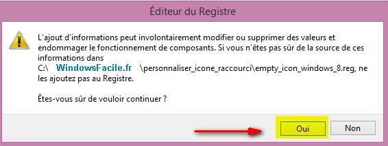 Valider modifier registre