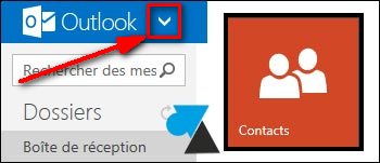 tutoriel Outlook Hotmail exporter contacts