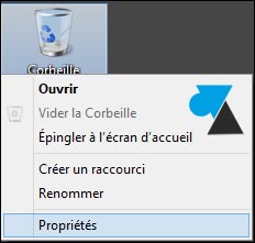 tutoriel Corbeille confirmer supprimer fichier