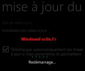 Maj 8.1 premier redemarrage