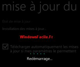 Maj 8.1 premier redemarrage