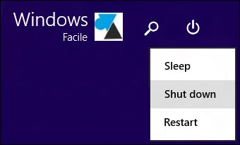 Windows 8.1 update 1 bouton arreter