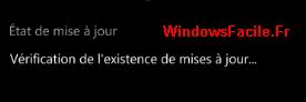 Windows Phone recherche maj en cours