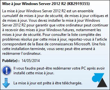 update KB2919355 Windows Server 2012 R2