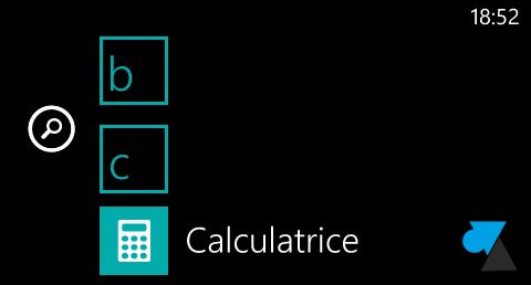 Nokia Lumia Windows Phone 8 calculatrice scientifique