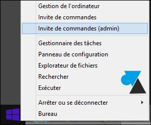 tutoriel Windows invite commandes admin