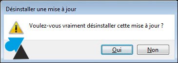 tutoriel desinstaller mise à jour update Windows