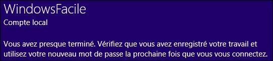 tutoriel Windows8 deconnecter compte Microsoft local