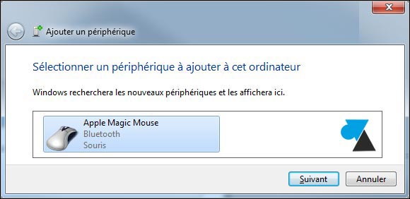 tutoriel installer souris Apple Magic Mouse sur Windows