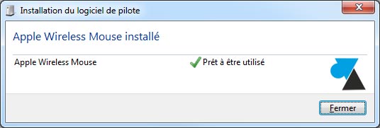 tutoriel installer souris Apple Magic Mouse sur Windows