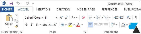 tutoriel changer couleur Office 2013 Word Excel PowerPoint Outlook