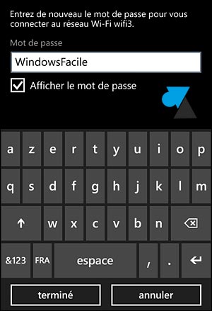 Nokia Lumia Windows Phone parametres reseau wifi