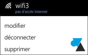 Nokia Lumia Windows Phone parametres reseau wifi proxy