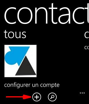 tutoriel Windows Phonr ajouter nouveau contact Nokia Lumia