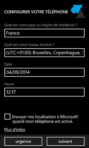 Nokia Lumia premier demarrage Windows Phone