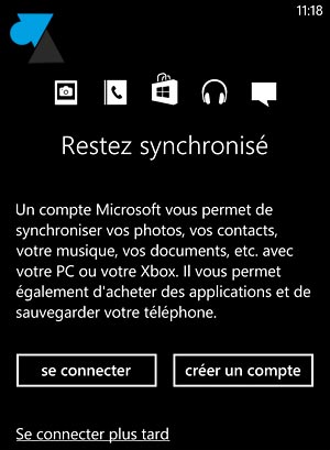 Nokia Lumia premier demarrage Windows Phone